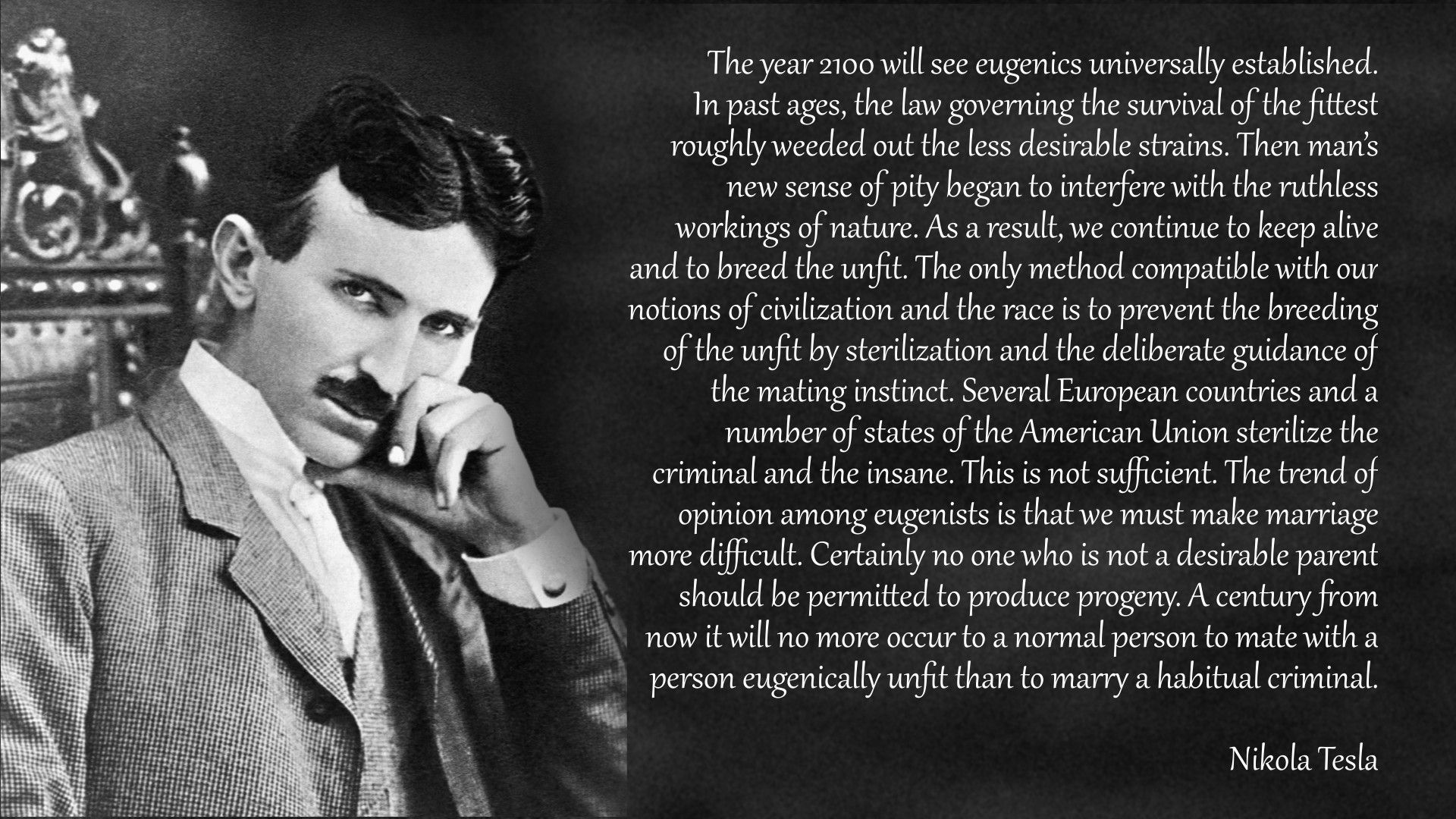 Nikola Tesla wallpaper | 1920x1080 | #64240