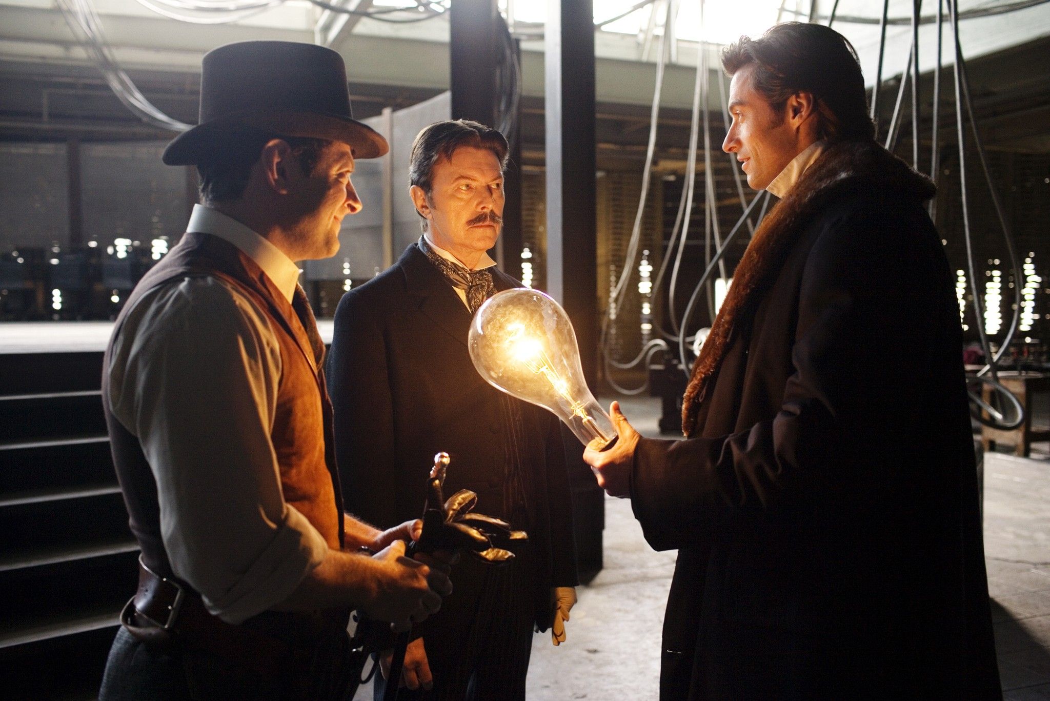 Movies magic Nikola Tesla actors scientists Hugh Jackman The ...