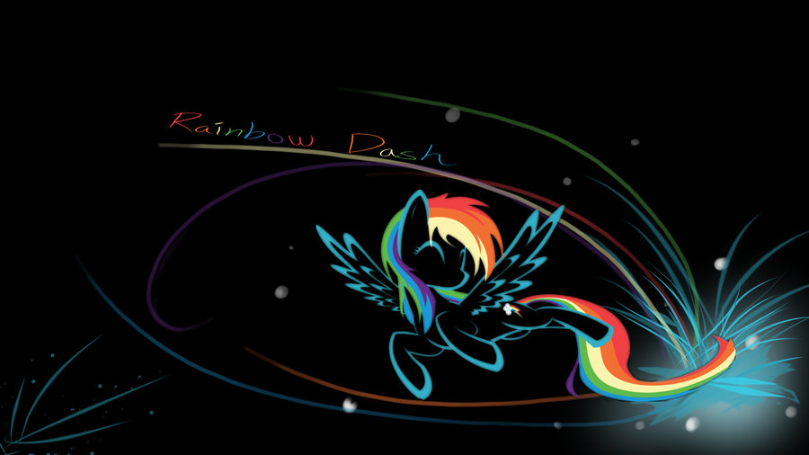 Fastest Mare Alive - Rainbow Dash Wallpaper by smokeybacon on ...