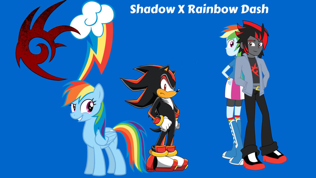 Shadow X Rainbow Dash Wallpaper by CyrilSmith on DeviantArt