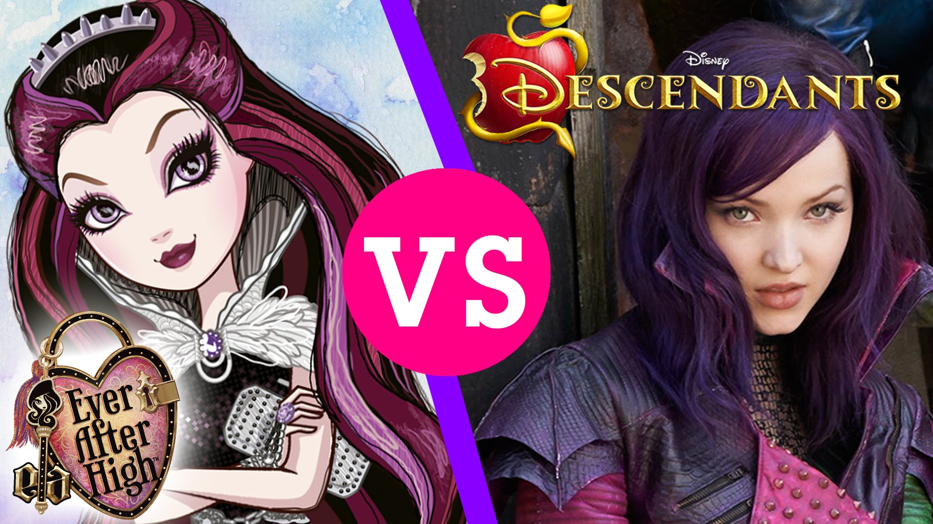 Disney's Descendants vs. Ever After High | A Once Upon a Time ...