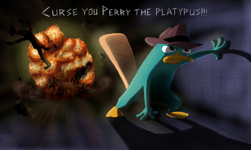 Curse you Perry the platypus by samwillan on DeviantArt