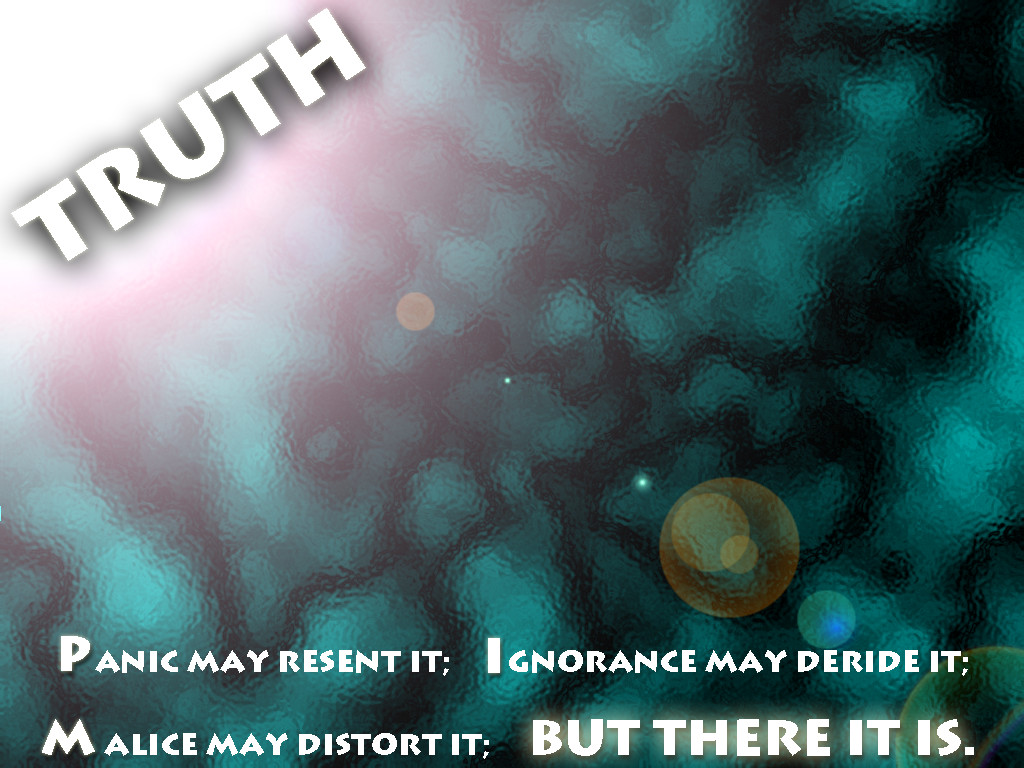 Truth Wallpaper by the cheeseman on DeviantArt