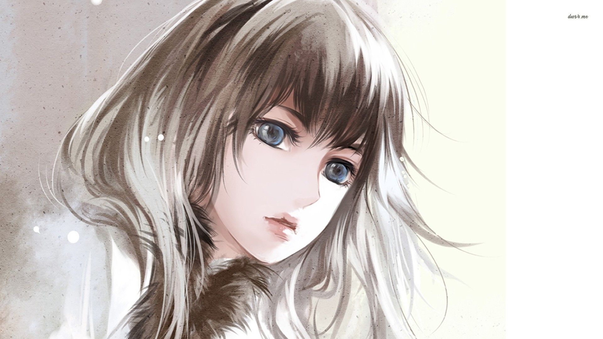 Blue eyed anime girl wallpaper - Anime wallpapers -