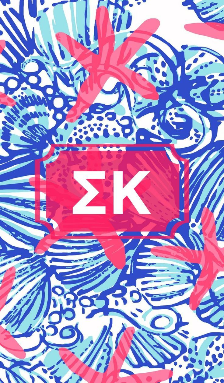 Sigma Kappa monogram background Monogram Love Pinterest
