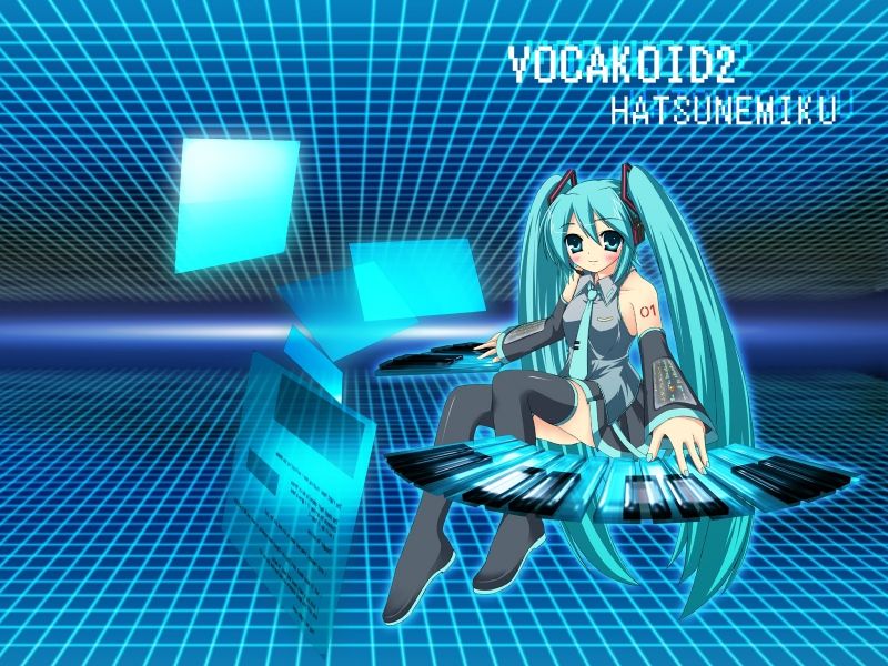 Download Wallpaper 800x600 Anime, Girl, Blue, Hair, Agent Pocket ...