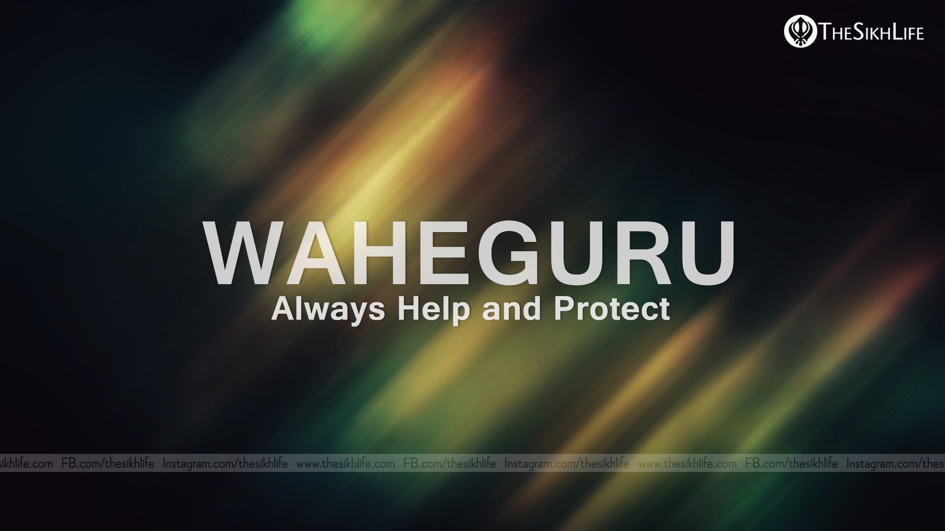Waheguru Help And Protect, SIkh Wallpapers