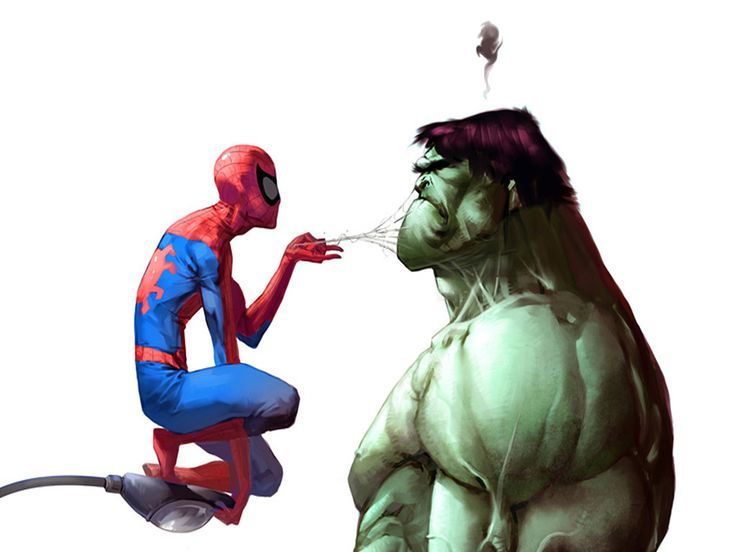 Hulk vs Spider-Man | Free spiderman vs hulk Wallpaper - Download ...