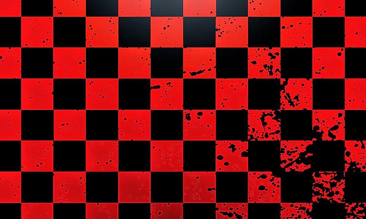 Red Wallpaper Chessboard | Best Background Wallpaper