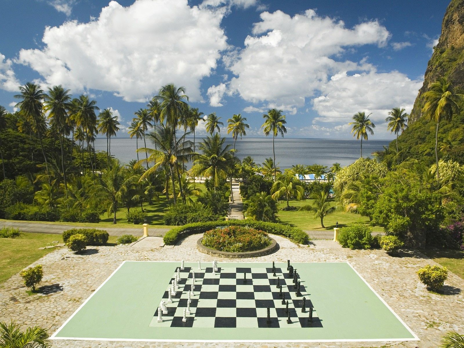 Plantation Lucia chess board wallpaper 1600x1200 59198