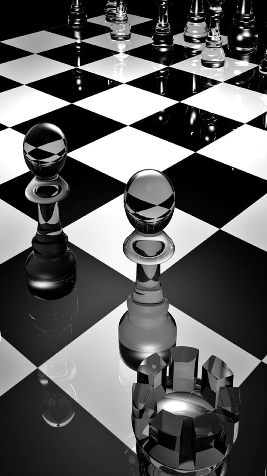 Chess Board Galaxy S4 Wallpaper (1080x1920)
