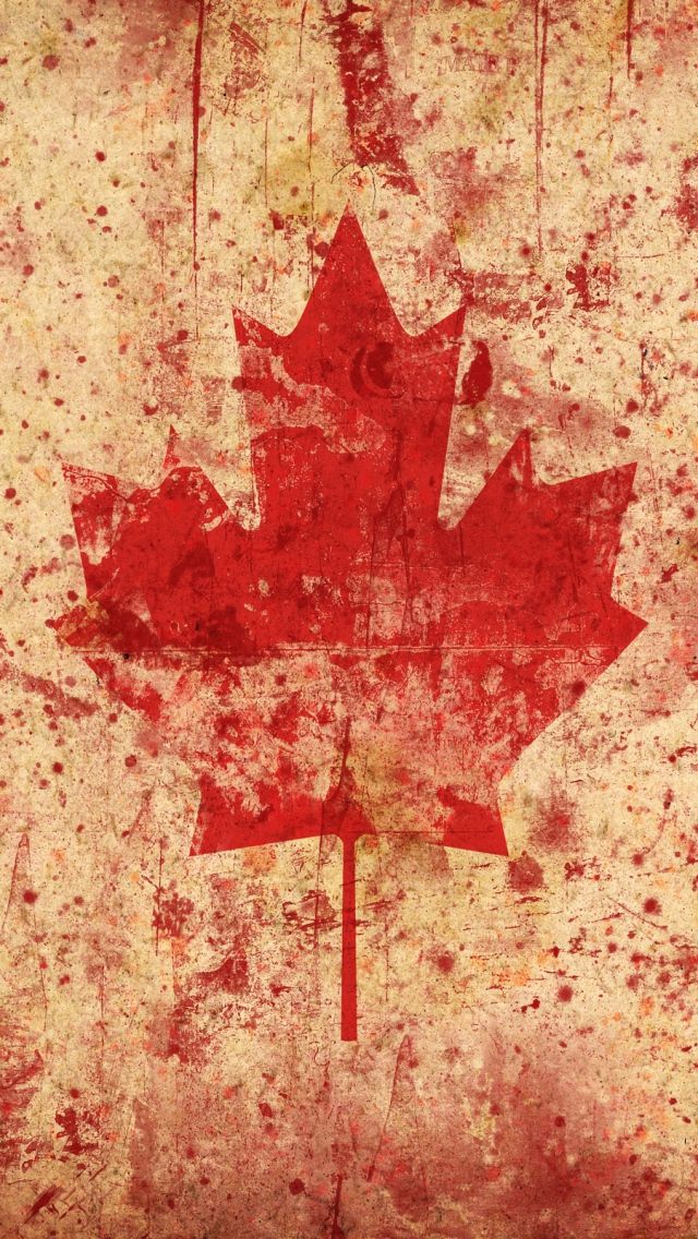 Download Wallpaper 640x1136 Canada, Flag, Symbol, Color iPhone 5S ...