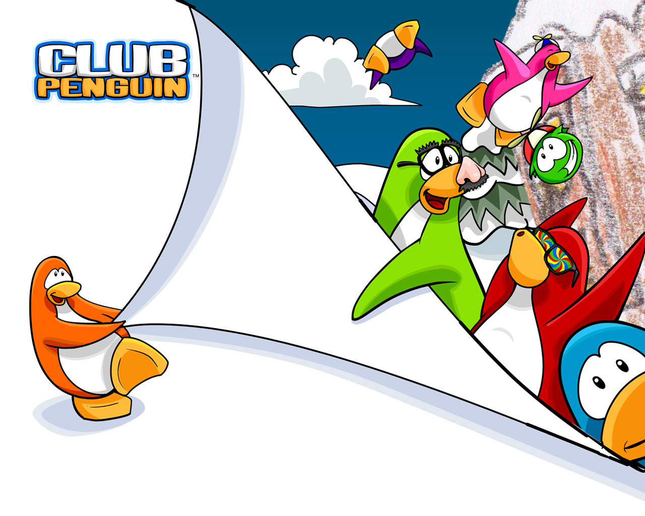 Club Penguin New Wallpaper New Cp Logo Club Penguin Cheats L ...