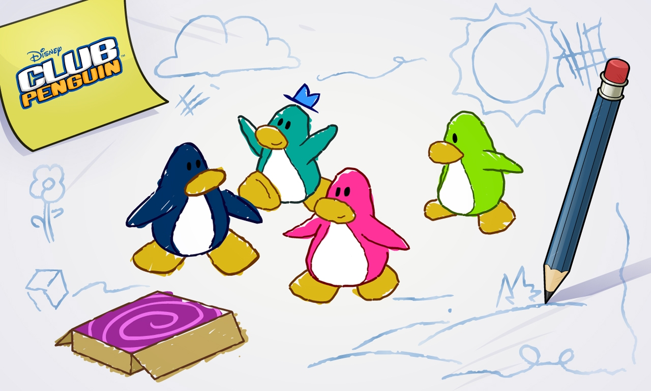 Club Penguin Cheats: New Club Penguin Wallpaper!