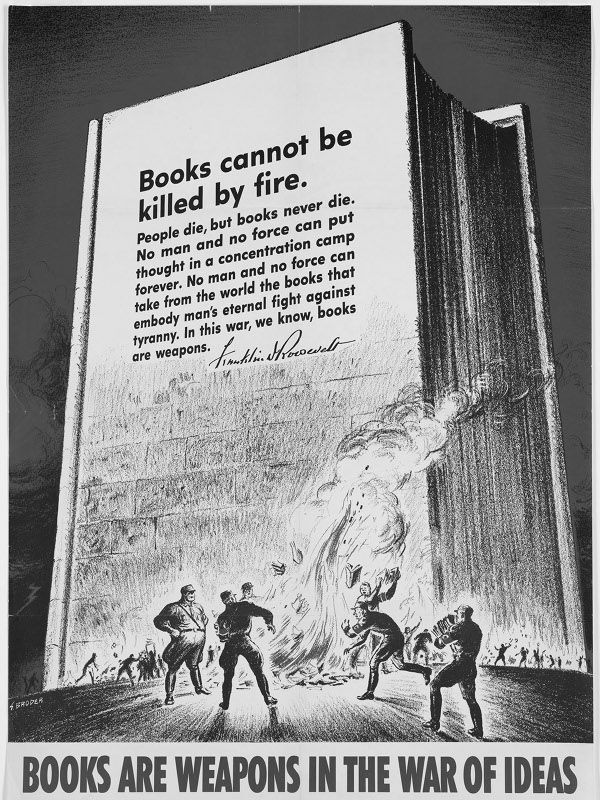 Kindle Wallpaper: Books are weapons in the war of ideas ← Terence ...