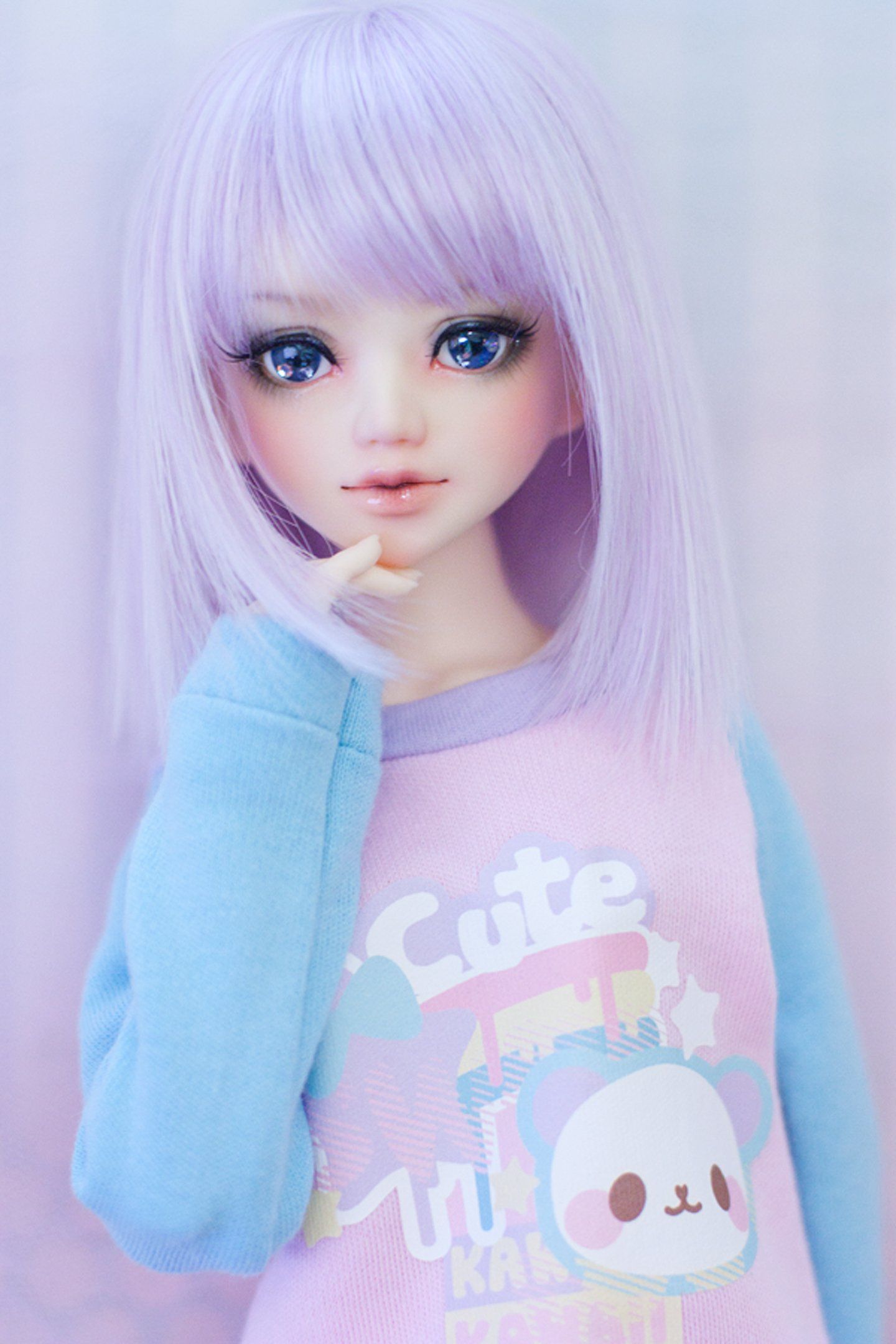 Doll toys cute pretty soft pastel beautiful wallpaper | 1440x2160 ...