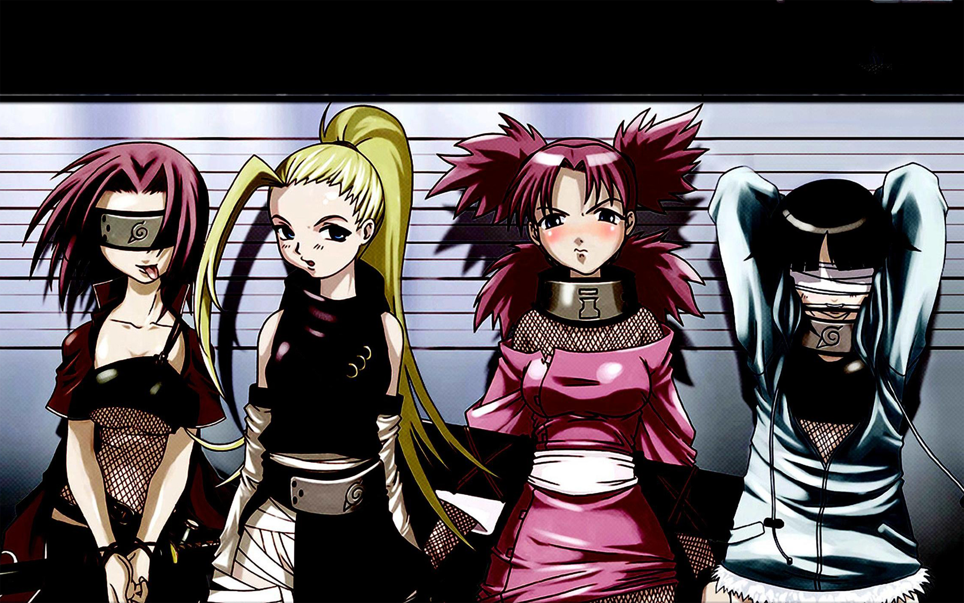 Naruto girls lineup Wallpaper Background 6067