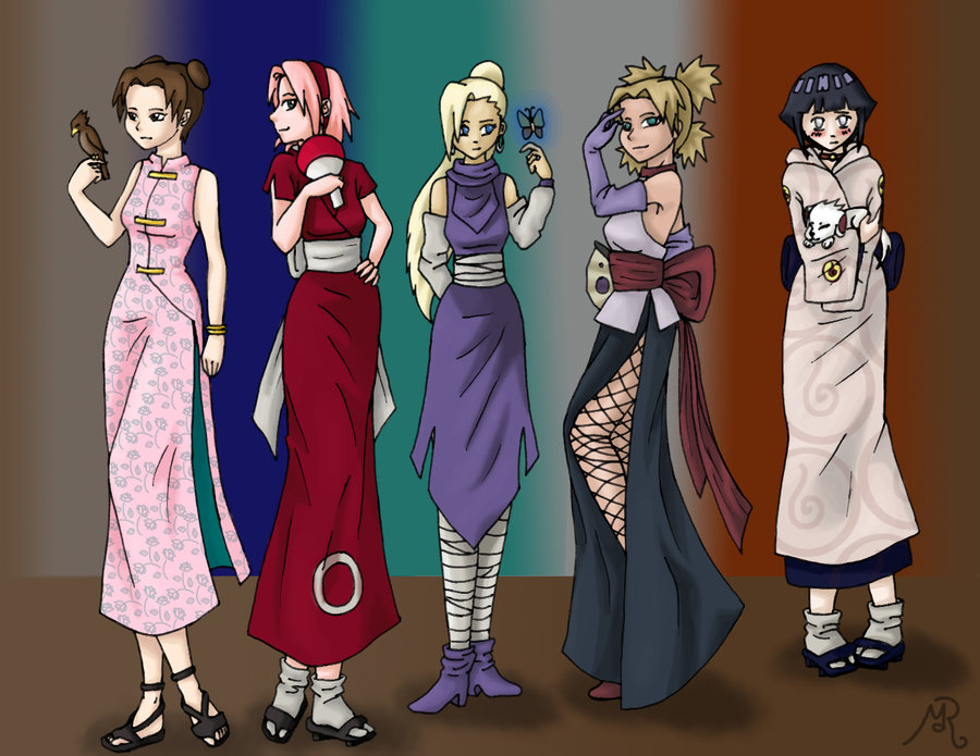 Naruto girls favourites by shadowgirl2000 on DeviantArt