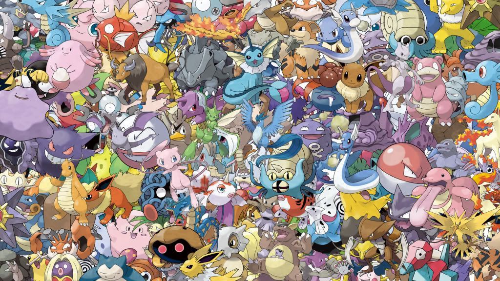 Download All Kanto Pokemon Wallpaper 1024x576 Full HD Backgrounds
