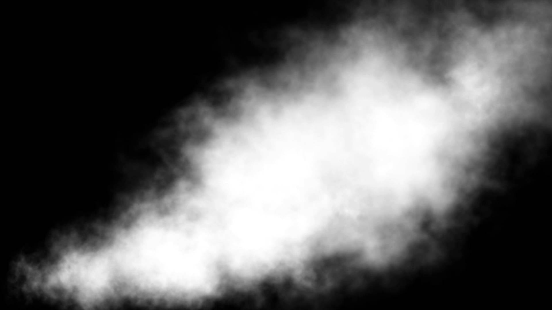 Big White Smoke Wind 2 Black Background ANIMATION FREE FOOTAGE HD