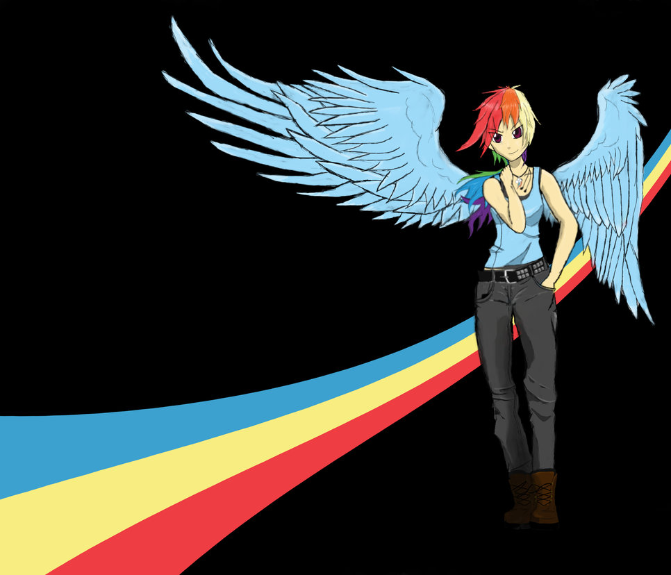 Rainbow Dash, background by Stormcolt413 on DeviantArt
