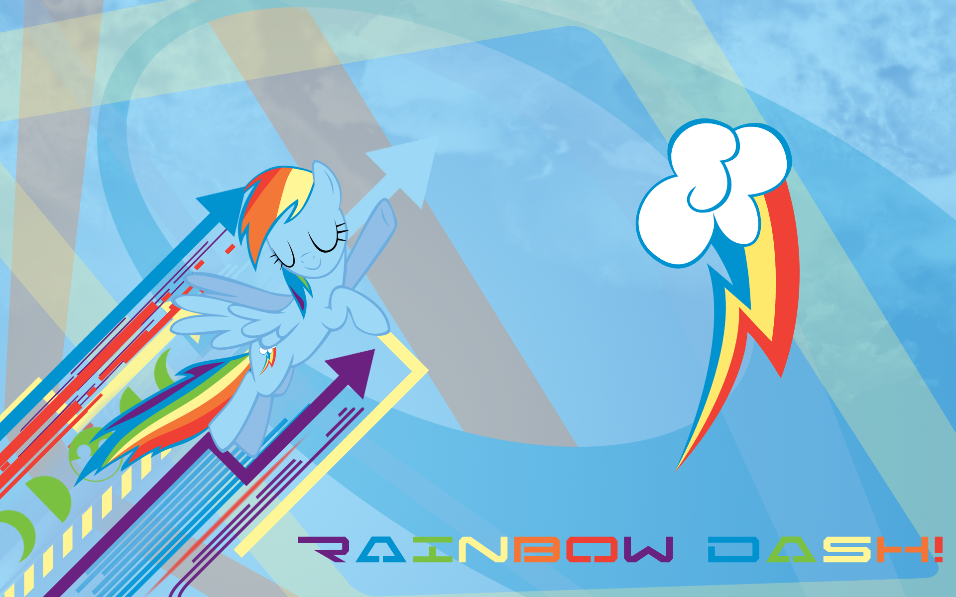 Rainbow Dash Wallpaper by alanfernandoflores01 on DeviantArt