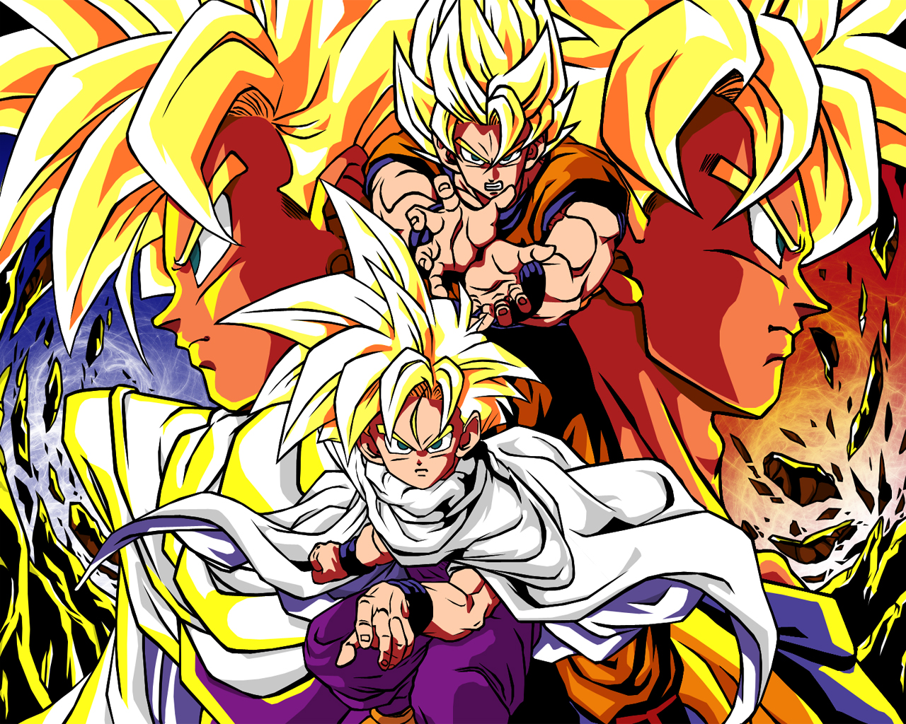 Image - Goku and Gohan Wallpaper - Dragon Ball Wiki - Wikia