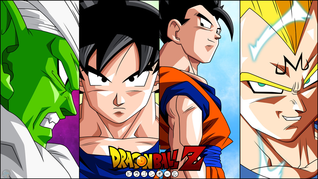 DBZ - Piccolo, Goku, Gohan, Vegeta - wallpapers by ShimoMT