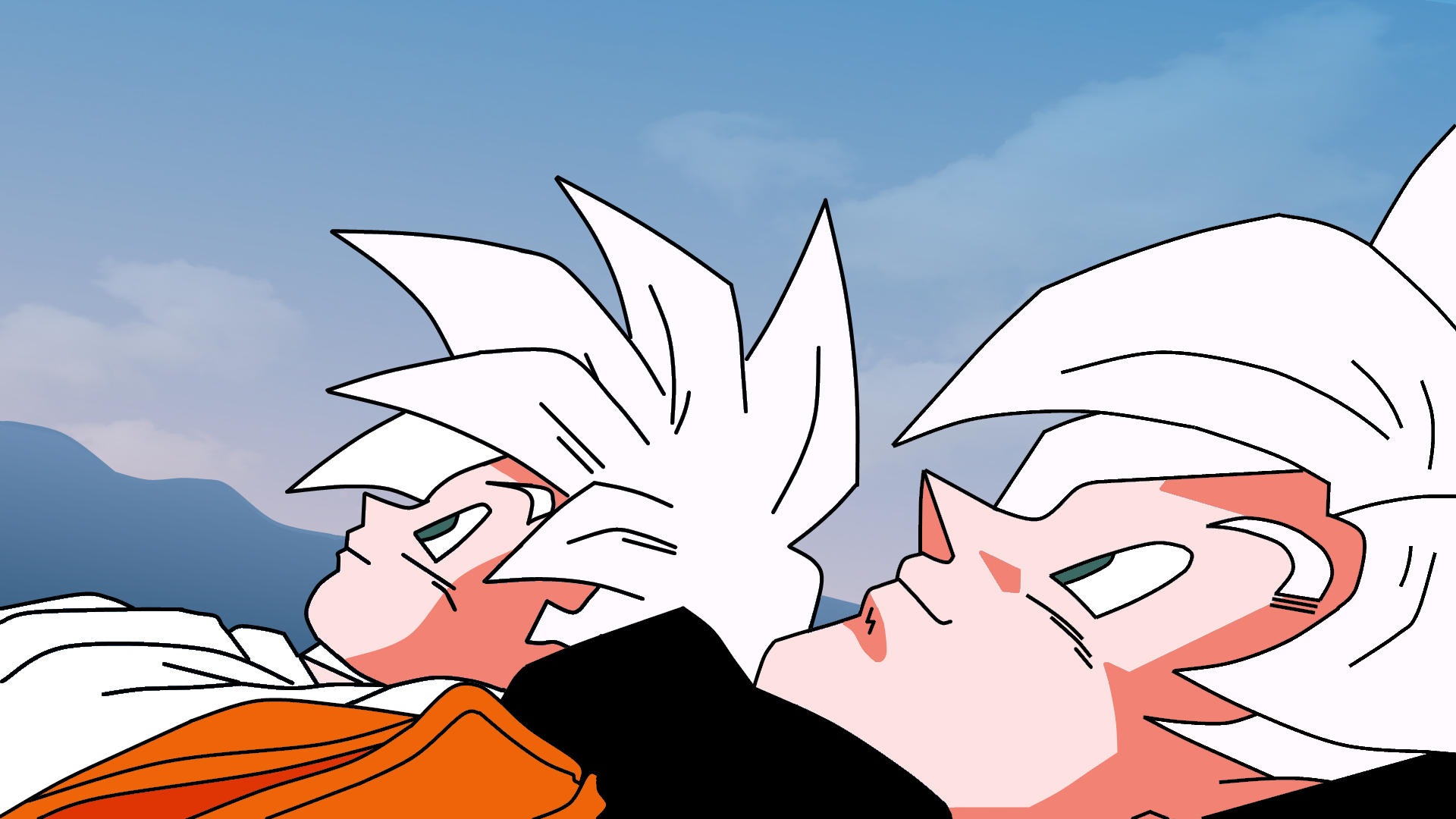 Goku und Gohan chillen by PhysXPSP on DeviantArt