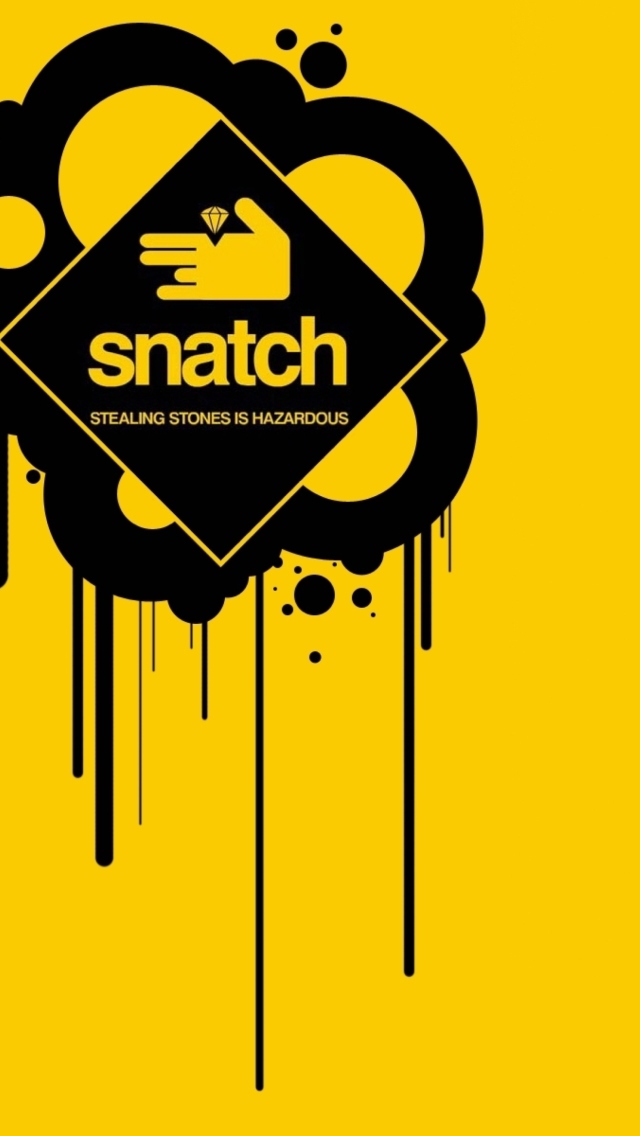 Snatch Logo Wallpaper for iPhone 5