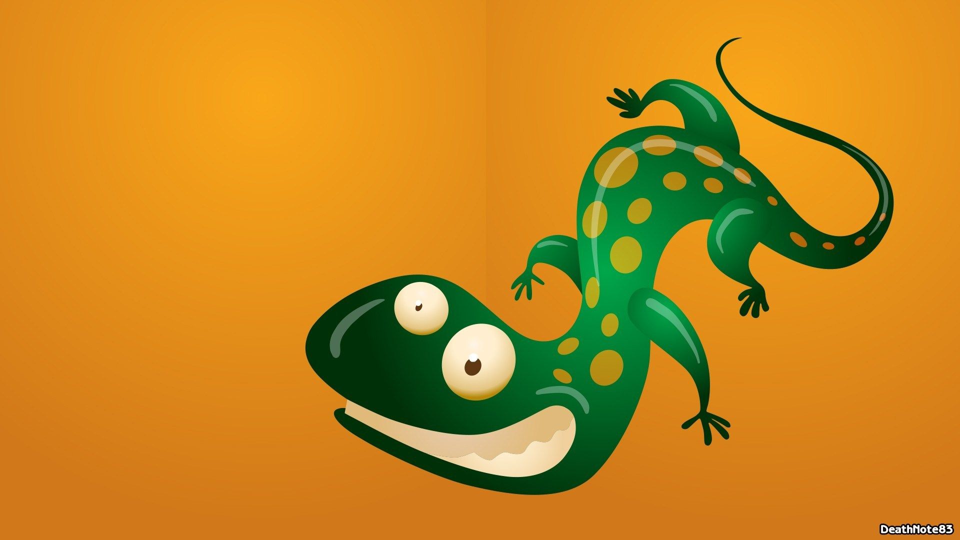 Lizard Cartoon Art Funny HD Wallpaper - FreeWallsUp