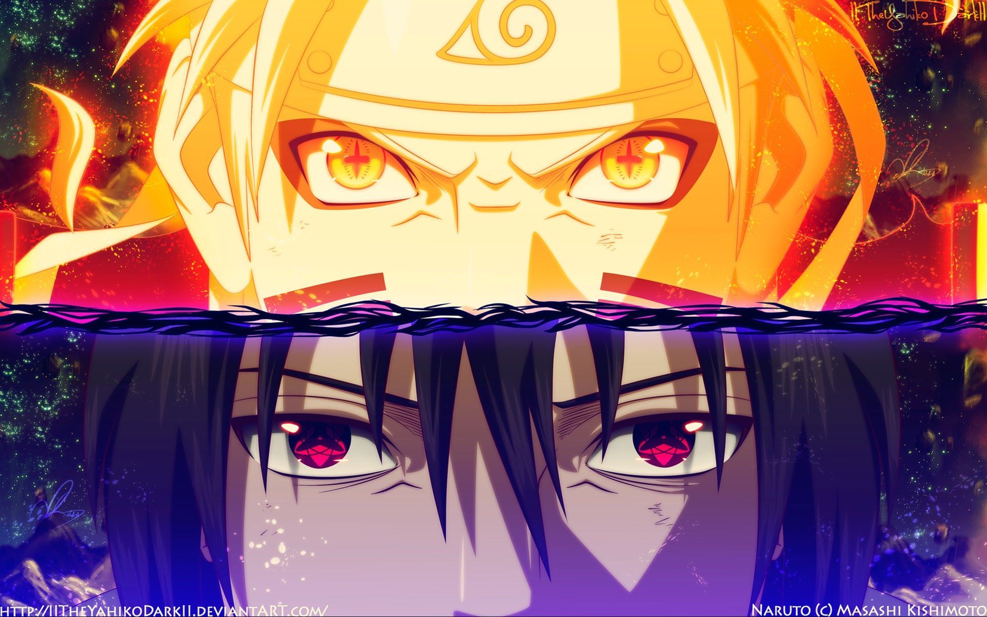 Download Sasuke Vs Naruto Final Battle Wallpaper