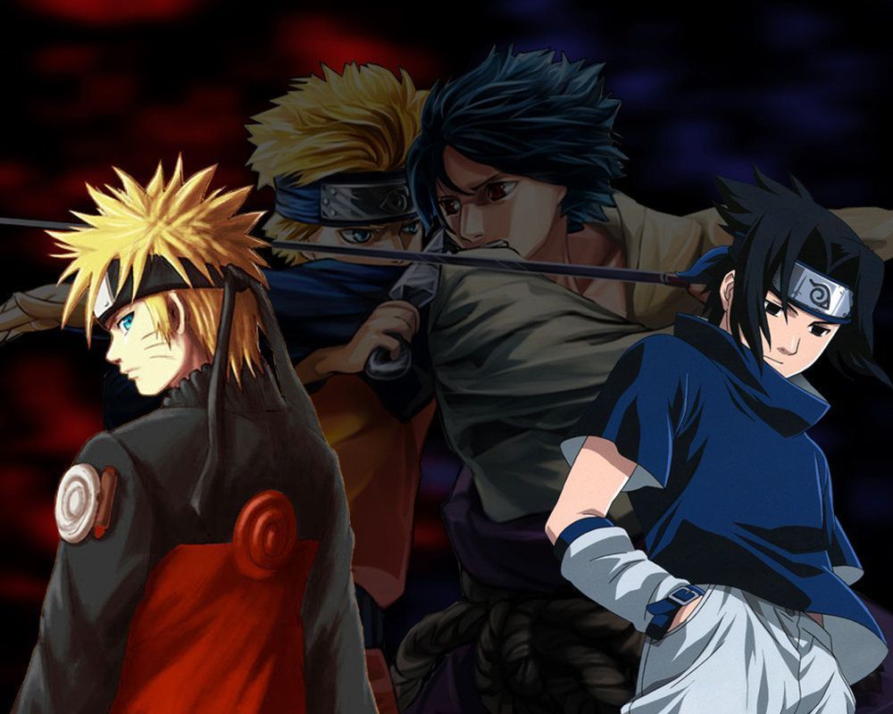 Naruto vs Sasuke Wallpaper by Lt-Vampire1408 on DeviantArt
