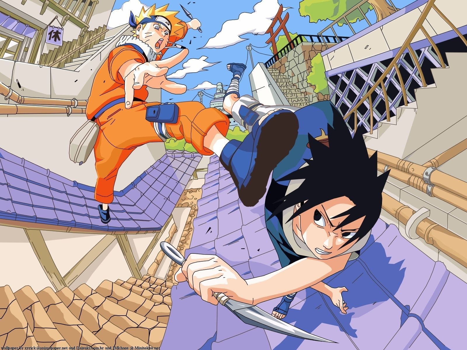 Sasuke VS Naruto - Sasuke vs naruto Wallpaper (17639781) - Fanpop