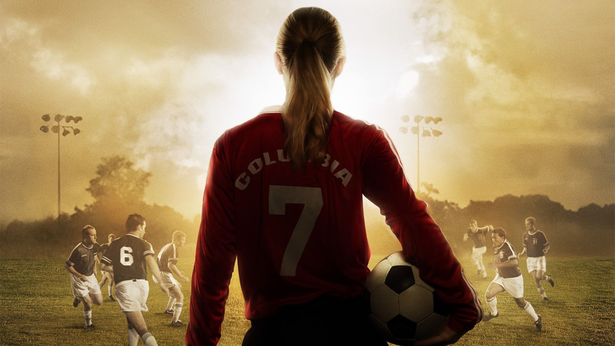 Download Wallpaper 2048x1152 Gracie, Footballer, Girl, Soccer