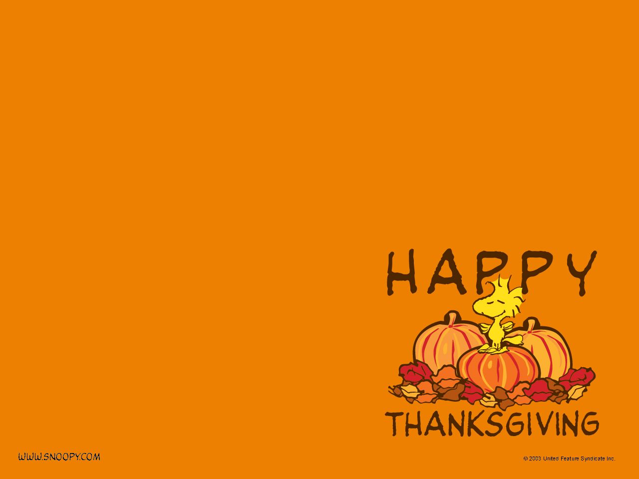 Thanksgiving - Peanuts Wallpaper (452774) - Fanpop