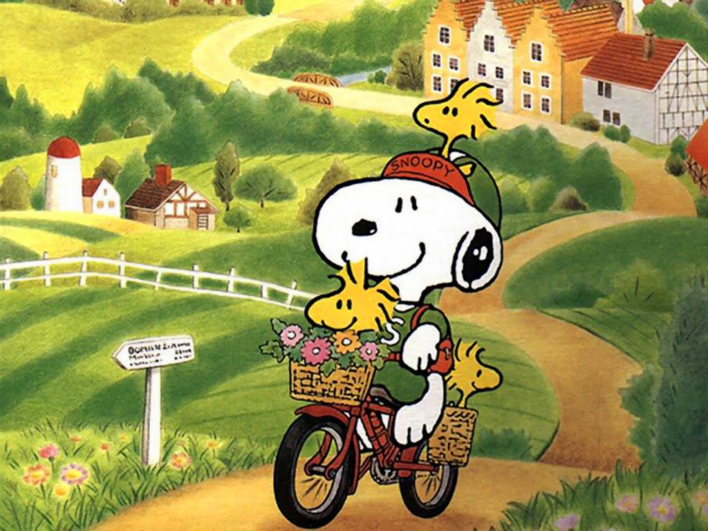 Snoopy And Woodstock Wallpapers - Wallpaper Zone