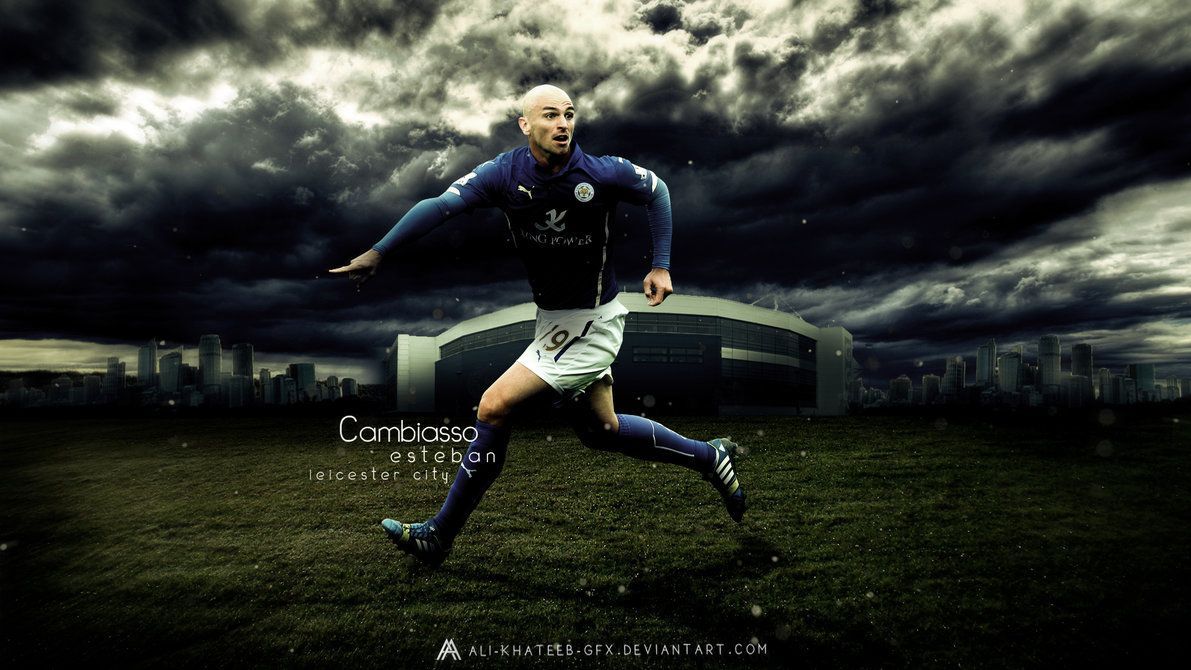 Cambiasso HD Wallpaper (Leicester City) by Ali-Khateeb-gfx on ...