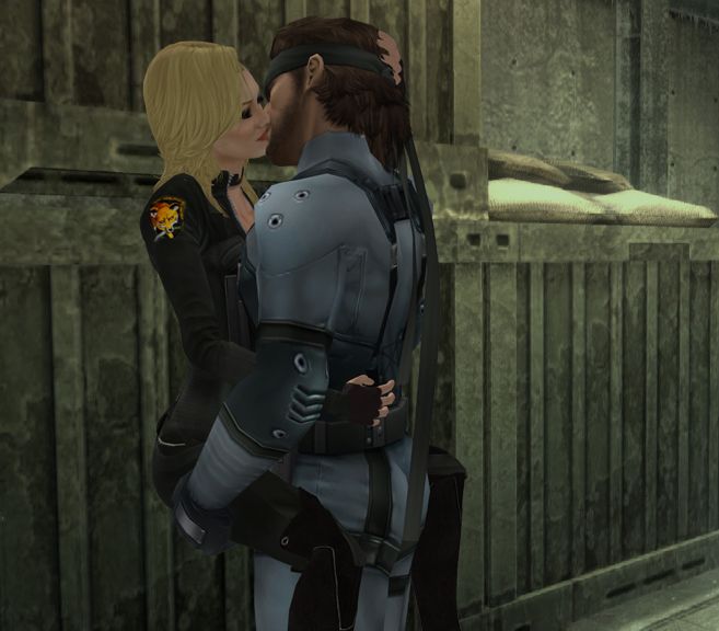 DeviantArt More Like Solid Snake x Sniper Wolf 2 by Solid Snake MGS