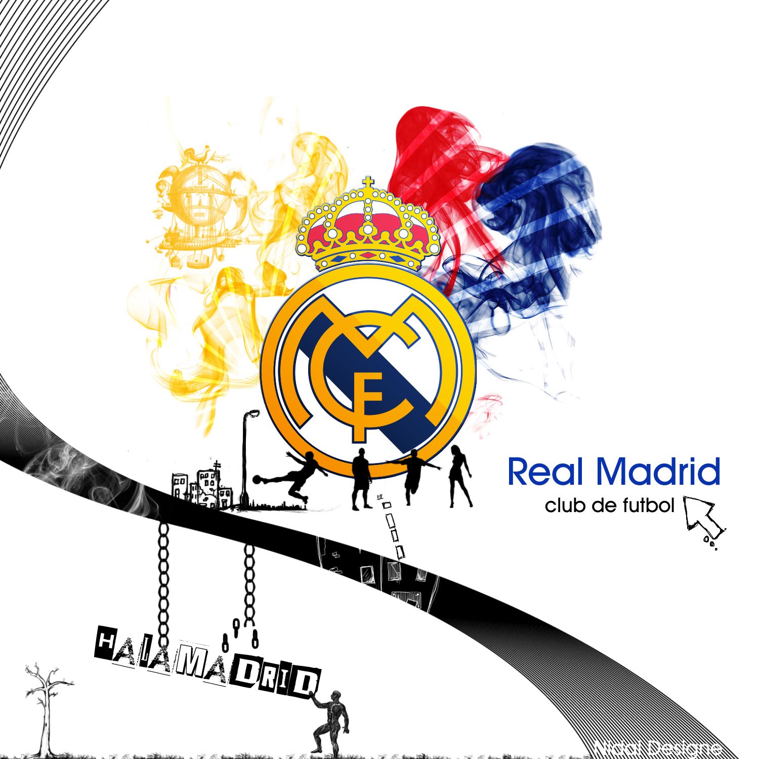 Real Madrid CF by nidaljada on DeviantArt