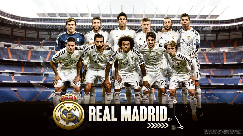 Real Madrid CF Team 2014/15 by ArtsGFX999 on DeviantArt