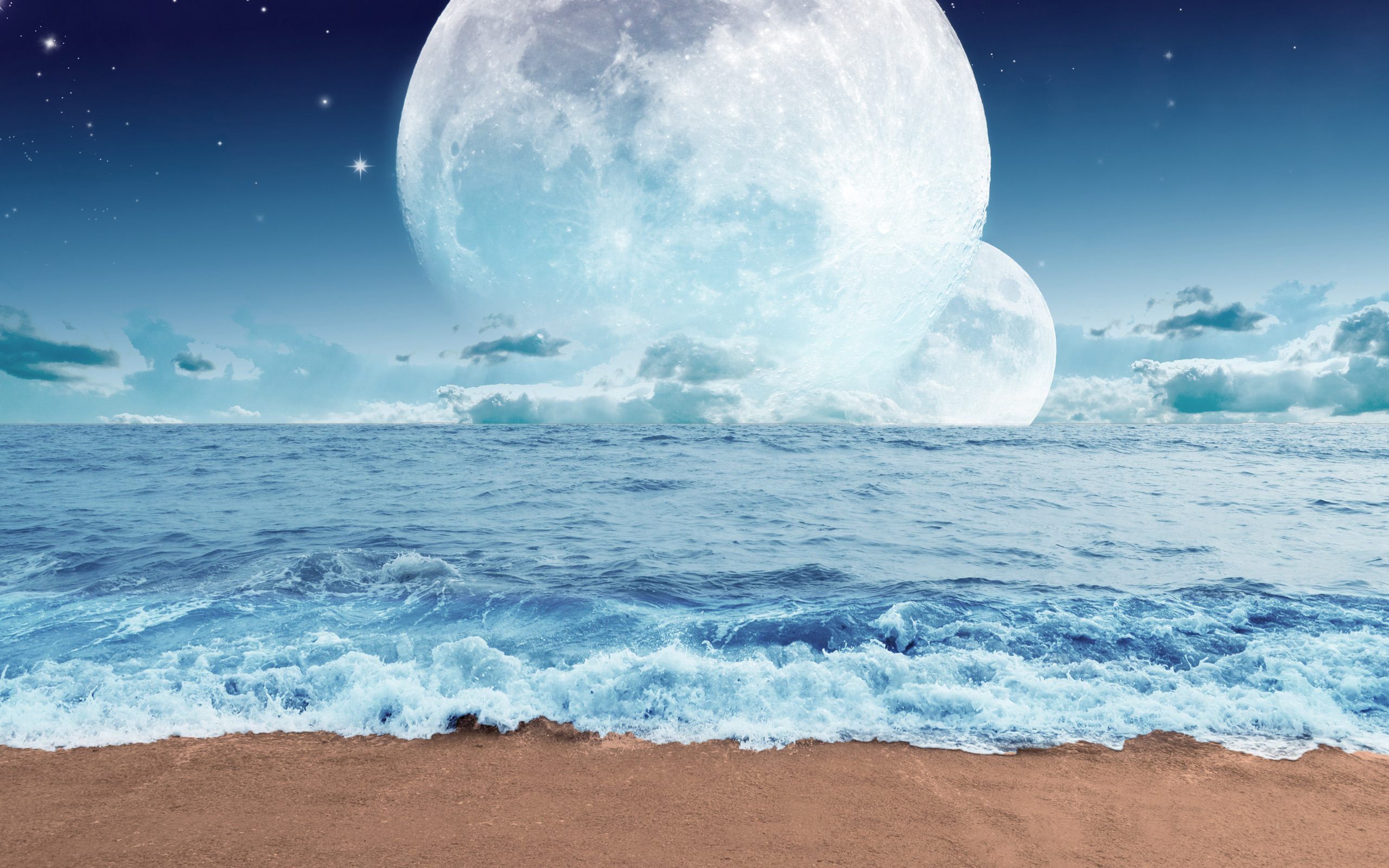 Planet Ocean Fantasy HD Wallpaper Download High Quality