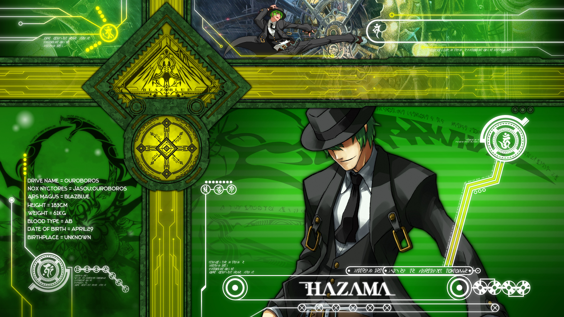 Image - BlazBlue wallpaper - Hazama (1) - widescreen.jpg ...