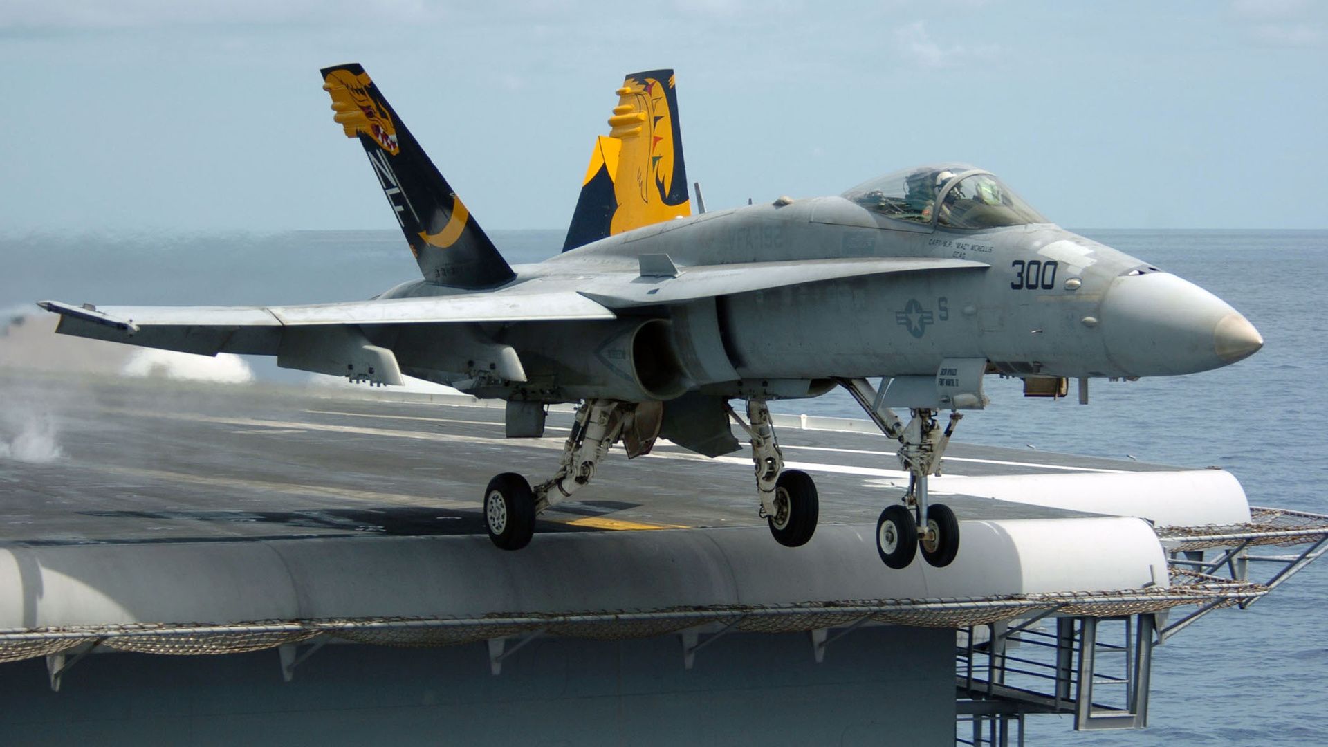 1920x1080 fighter, f 18, takeoff, the aircraft carrier., super