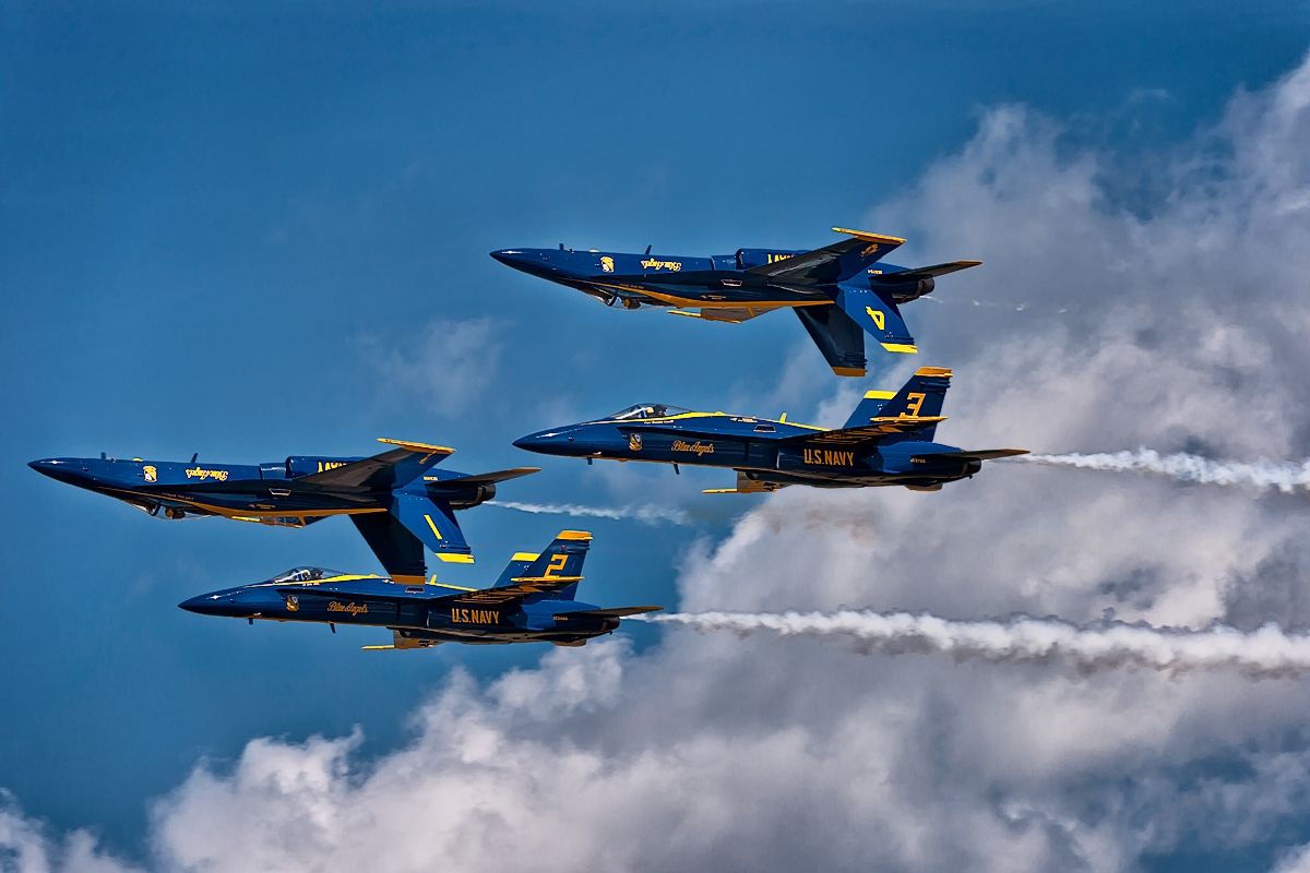 F 18 super hornet us navy blue angels