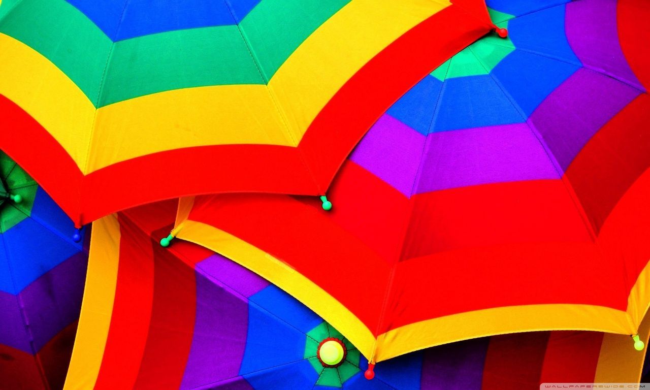 Colourful Umbrella HD desktop wallpaper : High Definition ...