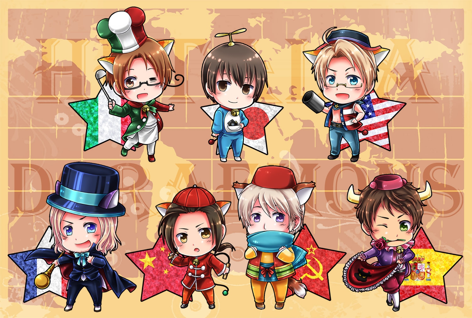 25 Hetalia: Axis Powers HD Wallpapers | Backgrounds - Wallpaper Abyss