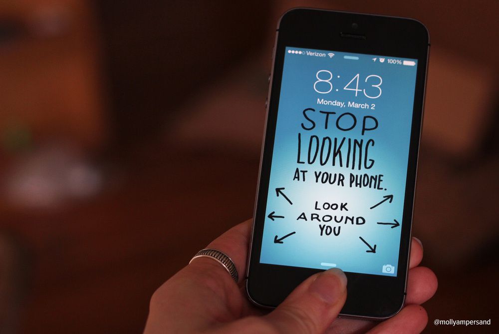 Wallpapers Designed to Get You Off Your Phone - PSFK