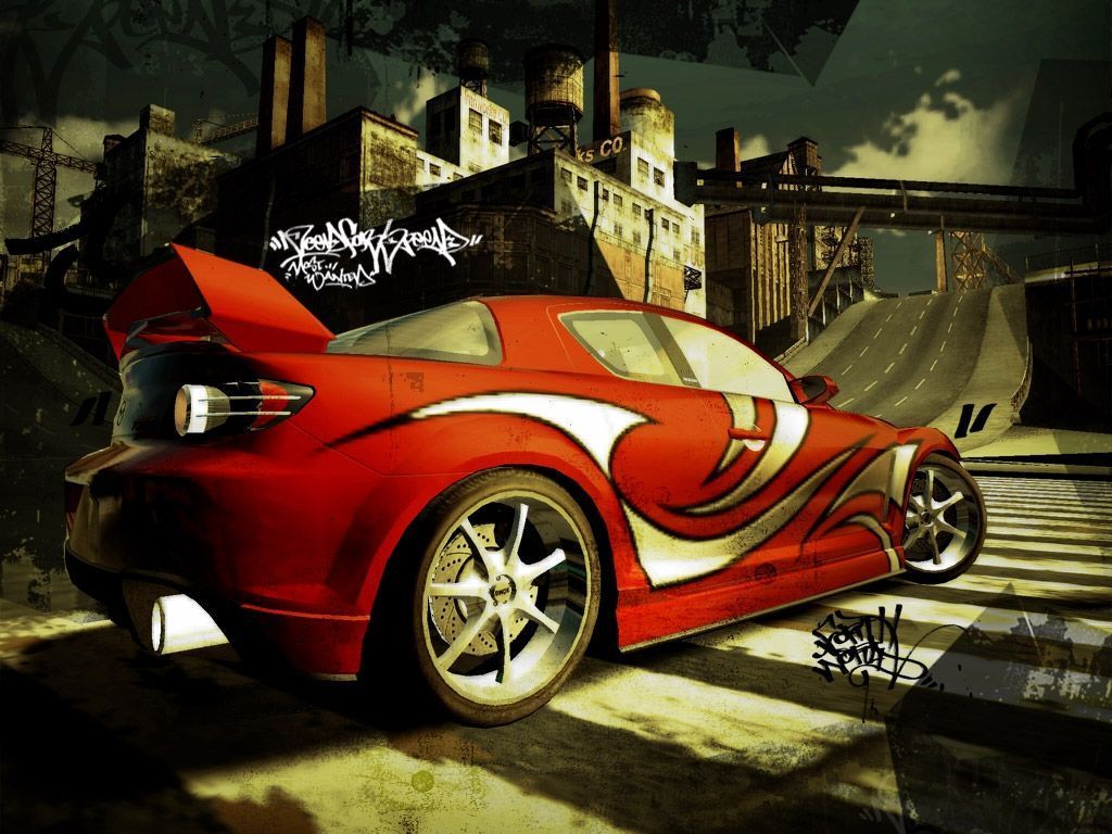 NFS red Mazda RX8 wallpapers | NFS red Mazda RX8 stock photos