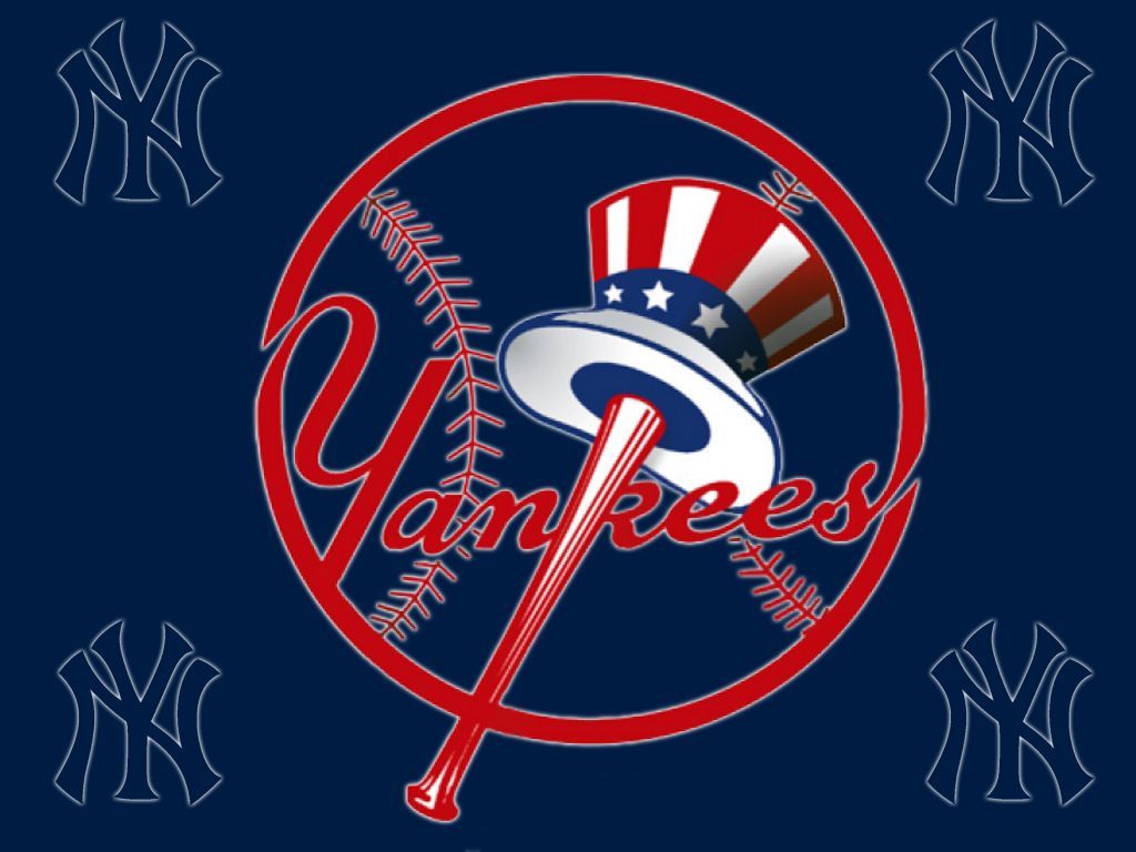 Download New York Yankees Logo Free Wallpaper 1024x768 Full HD